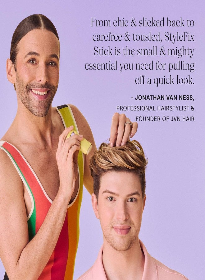 JVN StyleFix Hair Wax Styling Stick, 0.6 Oz, Controls Frizz, Tames Flyaways & Baby Hairs for All Day Hold for Women and Men, Perfect for On the Go, Silicone Free - Image 2